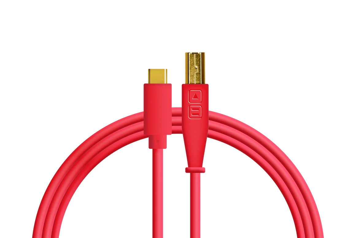 Chroma Cables USB-C to USB-B Red